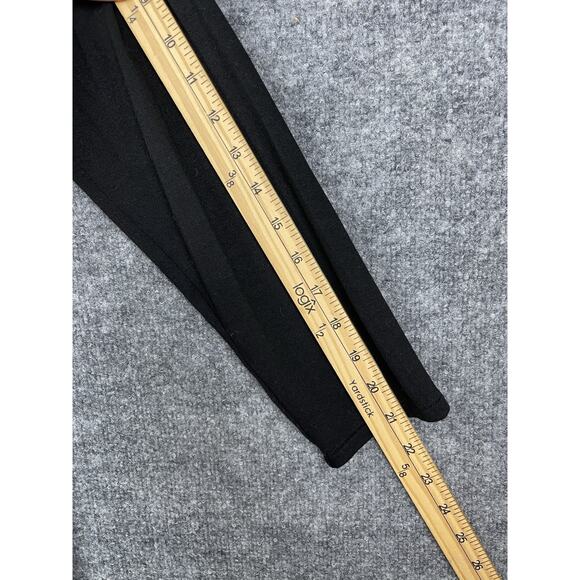 Chico’s Zenergy Black White Color Block Sweater Cowl Neck 8/10 Size 1 - Picture 5 of 7